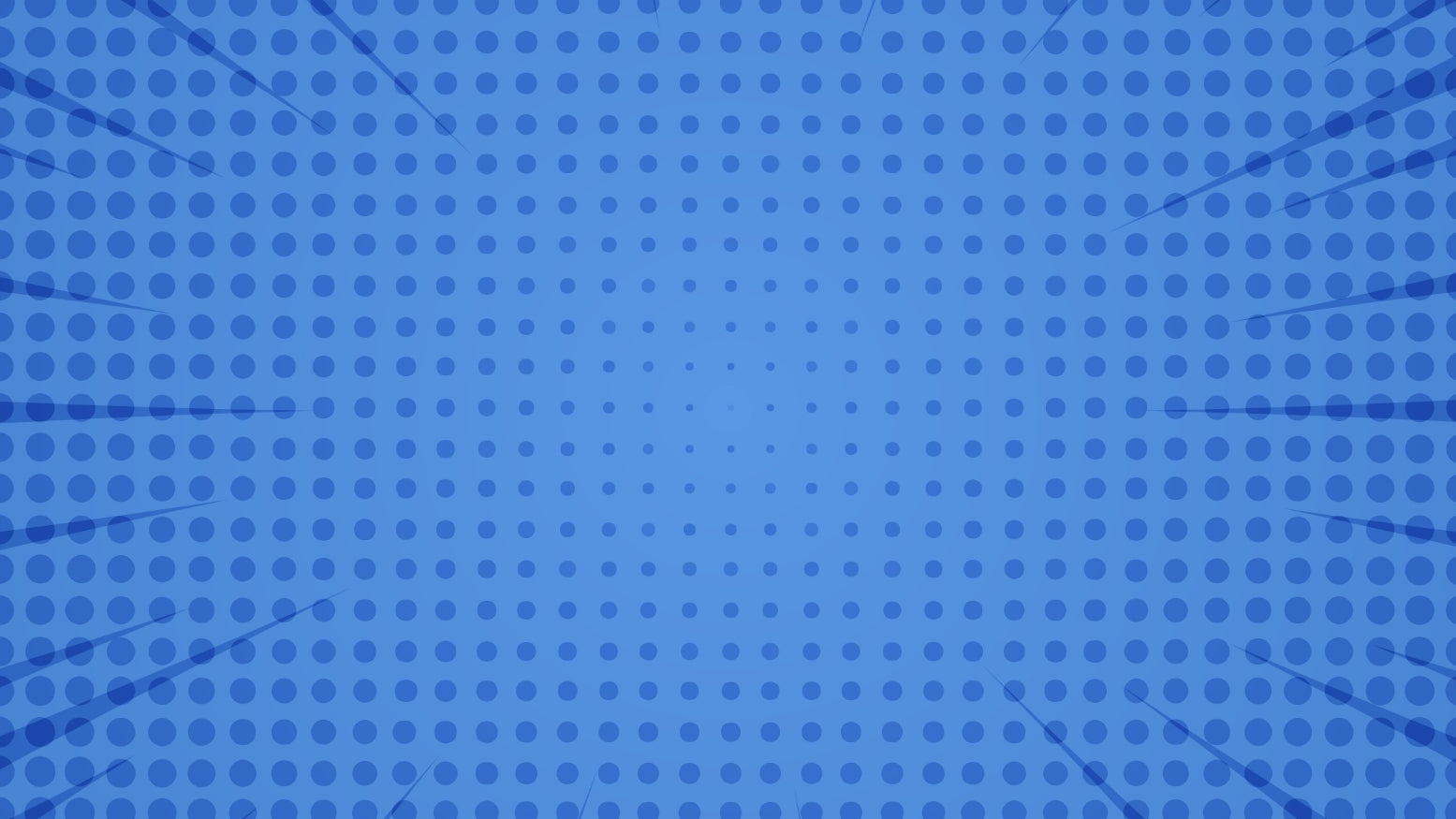 Blue abstract pattern with radiating lines on a blue background comic book style